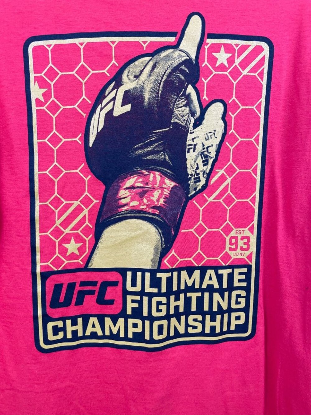Ultimate Fighting Championship UFC Red Short Sleeve Graphic T-shirt Mens Size S - Picture 4 of 8